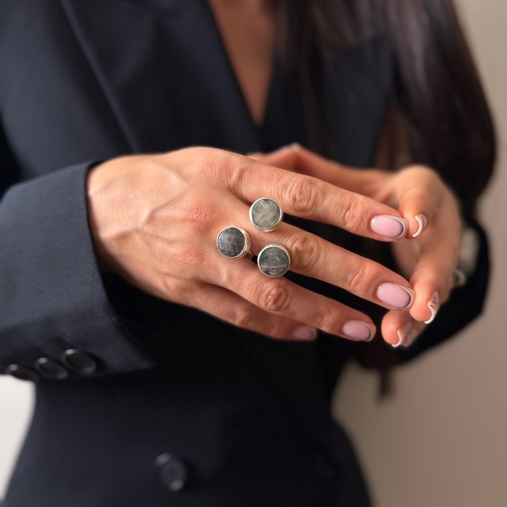 New Silver Lunar Reflection Ring - image 2